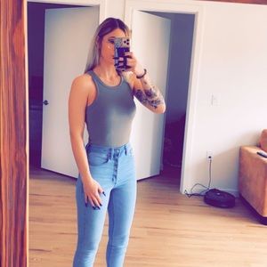 Dynamite bodysuit - olive green